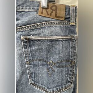 Vintage Double RL (RRL) Jeans Made in USA — Imported Japanese Fabric 34x30